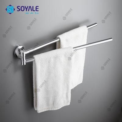 Zinc Alloy Swivel Double Towel Bar Sy-12196