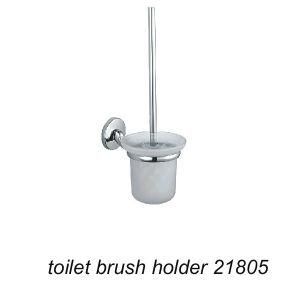 Hot Sales Style Wall Mounted Zinc Alloy Toilet Brush Holder Chrome Finish 21805