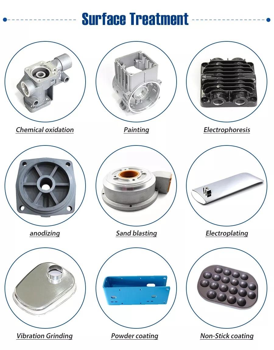 Custom Made Precision High Pressure Die Casting Aluminum Alloy Parts