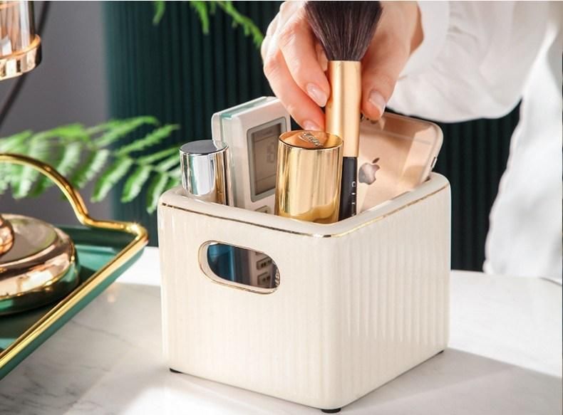 Ceramic Hand Decoration Box Creative Storage Box Home Furnishings High Quality Storage Box