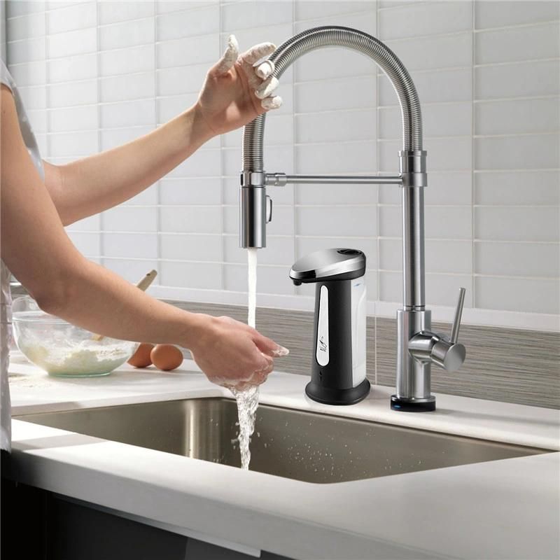 Bathroom Shampoo Shower Gel Lotion Soap Dispenser Automatic Desk-Mount 400ml