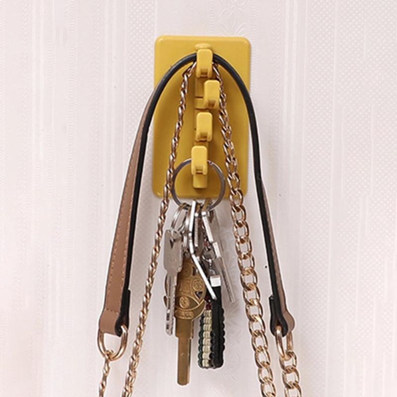 Rotatable Seamless Hook Strong Hook Kitchen Wall Hanger Bathroom Hooks