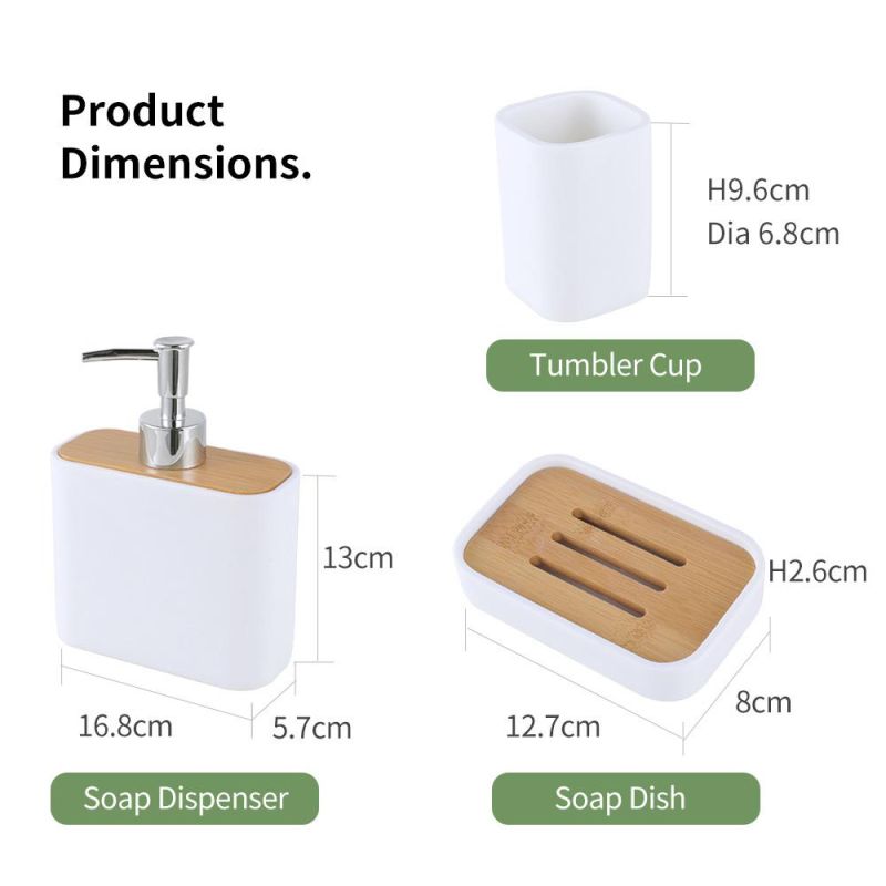 Wholesale High Class Durable Hotel 4 Piece Household Complete Accessory Multicolor Ceramic Bathroom Set