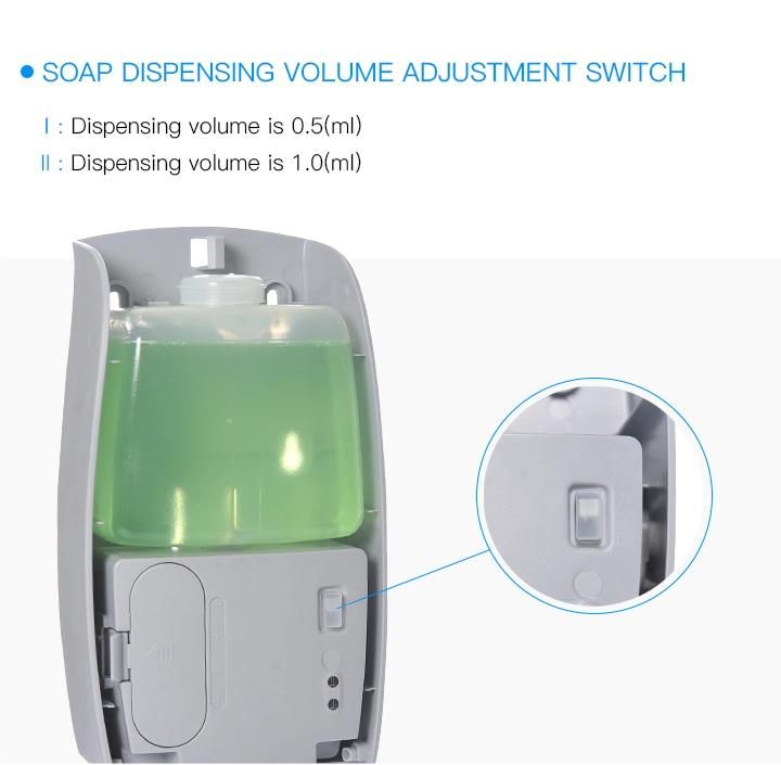 Svavo Wall Mounted Automatic Hand Sanitizer Dispenser Foaming Soap Dispenser for Shopping Mall