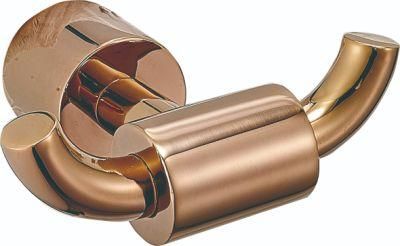 Bathroom Accessories Stainless Steel Rose Gold Double Clothe Robe Hook