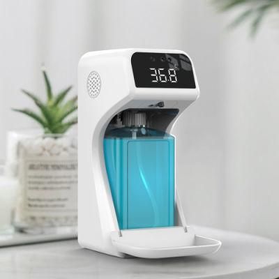 New Design Automatic Temperature Measuring Hand Sanitizer Spray Drop Foam Liquid Soap Dispenser K9 PRO