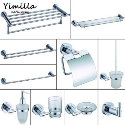 Cheaper Price Brass Bathroom Accessories Set Chrome Towel Rack