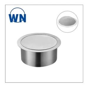 Bathroom Stainless Steel Round Shape Recessed Paper Towel Dispenser Put on The Table