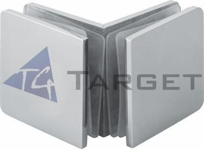 Glass to Glass Stainless Steel 45X45mm Glass Clamps (GC90-A2-ST)