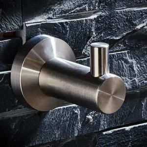 Round Style Stainless Steel 304 Robe Hook Bath Accessories