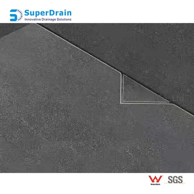 Stainless Steel Triangle Floor Drain Recessed Tile Insert Strainer Corner Shower Drain