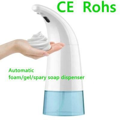 Home Office Restroom 250ml Foam Automatic Infrared Sensor Foaming Liquid Soap Dispenser Induction Sterilization Touchless