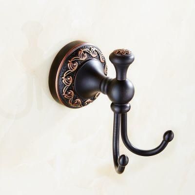 FLG Double Coat Hooks Bathroom Fitting Oil Rubbed Bronze