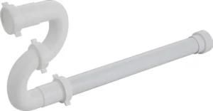 Plastic S-Trap, Plastic Tubular, Drain Products, PP, Black/White, Cupc
