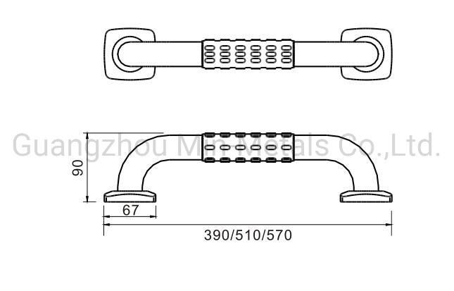 S. S. Safety Grab Bar Nylon Cover Disabled and Elderly Mx-GB602n