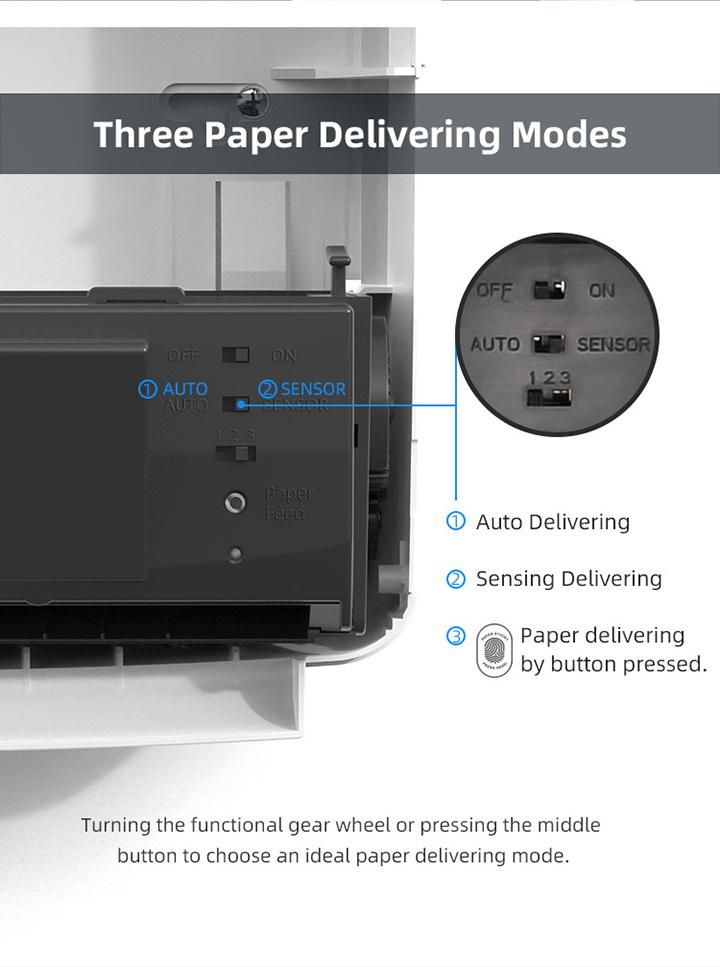 High-Quality Sensor Infrared Paper Towel Dispenser for Shopping Mall