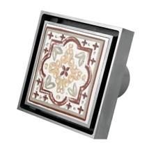 Invisible Concealed Hidden Anti Odor Stainless Steel Casting Tile Insert Bathroom Square Shower Floor Drain