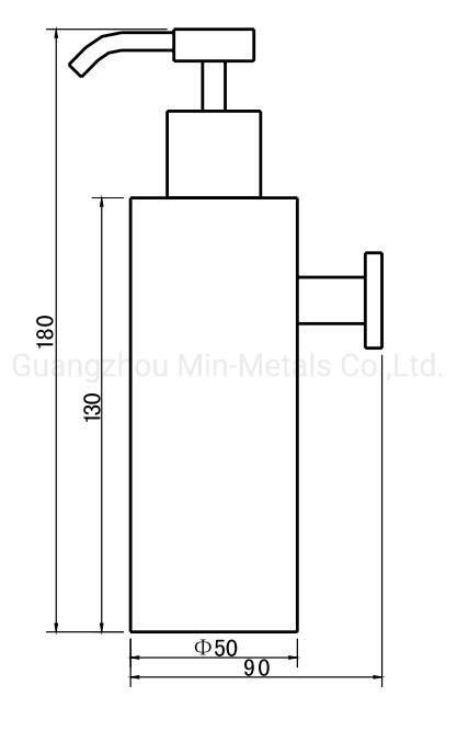 S. S. Manual Gel Soap Dispenser Bottle Mx-SD832