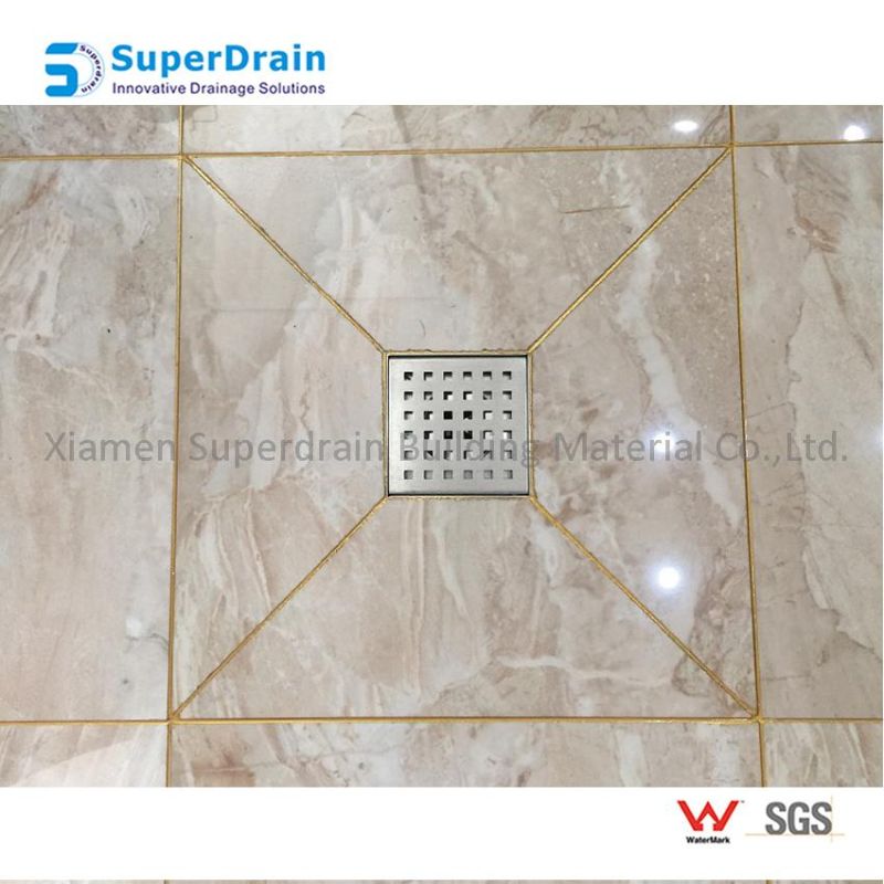 Sdrain PVD Titanium Black Stainless Steel 304 316 Square Drain