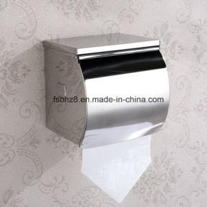 Mirror Polished Stainless Steel Bathroom Paper Roll Holder (YMT-006)