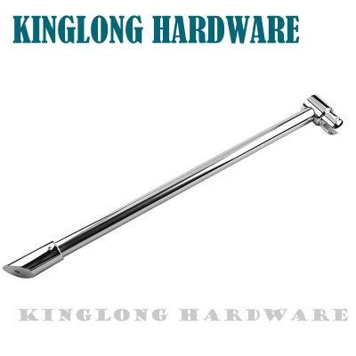 New Design Stainless Steel Bathroom Fitting Adjustable Length Fixed Bar/Clip Shower Room Support Rod
