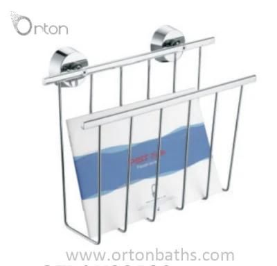 Stainless Steel Zinc Alloy Bathroom Accessories Book Holder