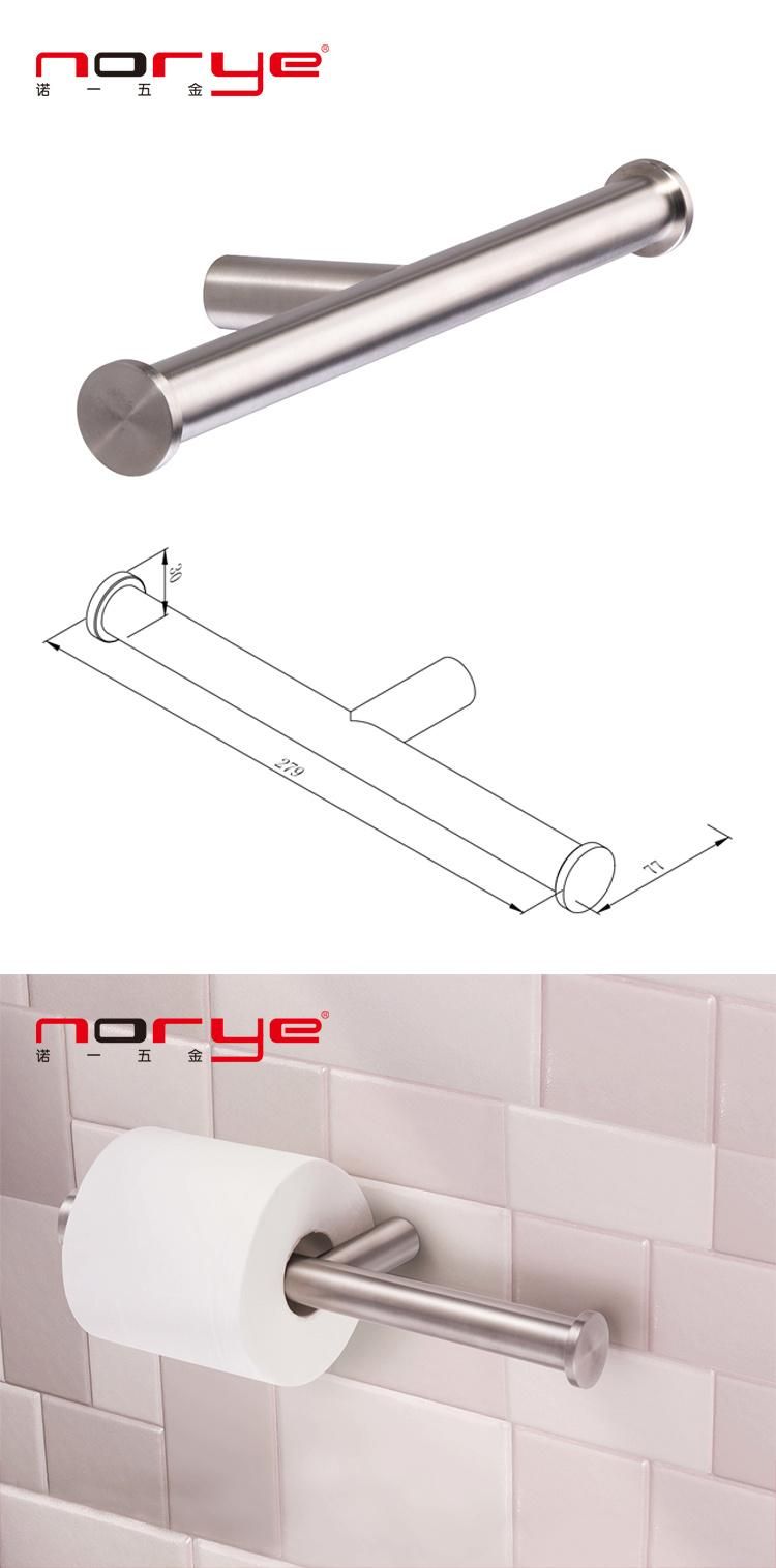 Wall Mounted Bathroom Accessories Tissue Roll Hanger Double Toilet Paper Holder