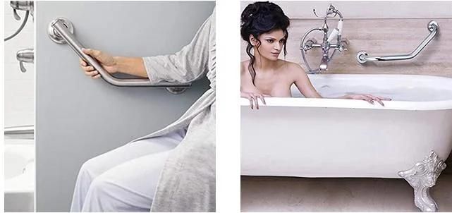 SUS304 Boomerang Shaped Grab Bar