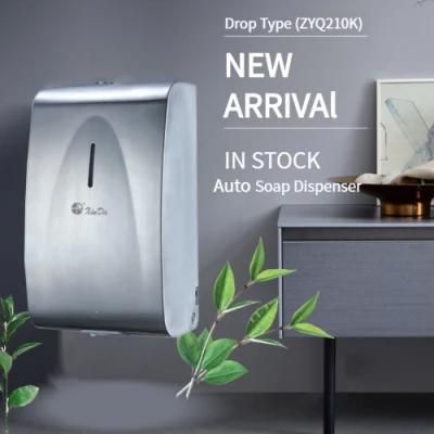 2000ml No Touch Stainless Steel Automatic Wall Mounted Foam Type Hand Liquid Gel Soap Dispenser Dispensers