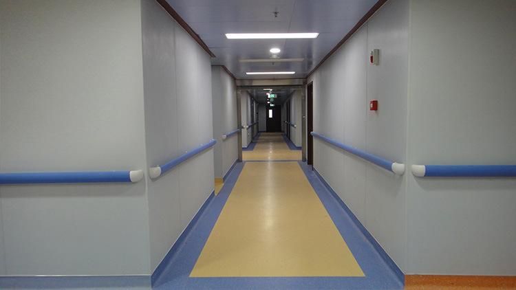 Hospital Wall System Plastic Handrails