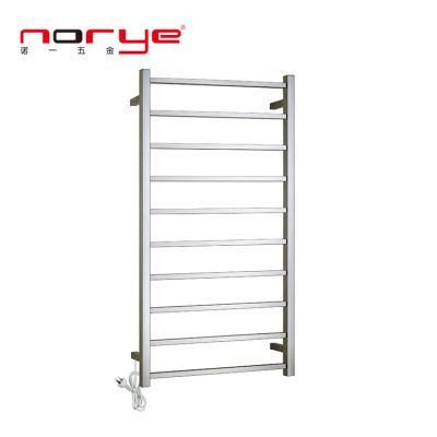 Norye OEM Wall Mounted Electric Towel Warmer Stainless Steel 201/304