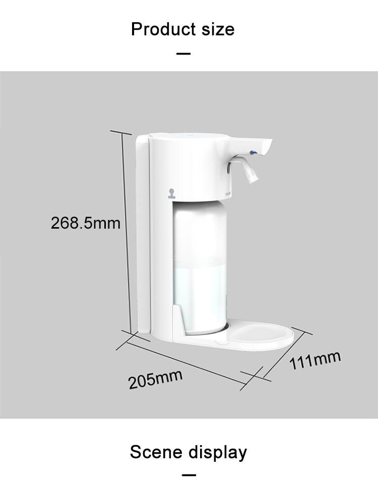 Saige 1200ml High Quality Wall Mounted Automatic Table Hand Sanitizer Spray Dispenser