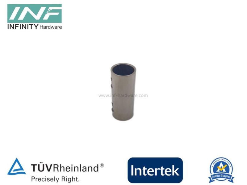Brass and Stainless Steel Tube to Tube 180° Connector for Glass Fitting with Adjustable Function