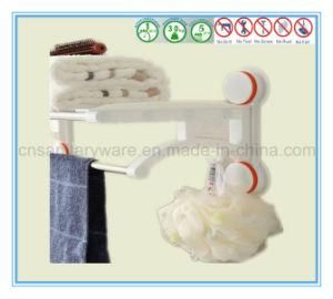 Wall Mounted Towel Rack of Bathroom Accessories with Suction Cup