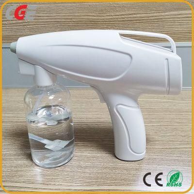 Yj-02 Blue Light Gun Shape Sprayer with Mist Jet Spray Adjustable Spout House Cleaning Sprayer