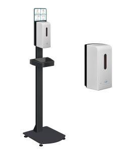 in Stock 1000ml Infrared Sensing with Wall Mounted Automatic Gel Alcohol Spray Soap Liquid Sanitizer Dispenser