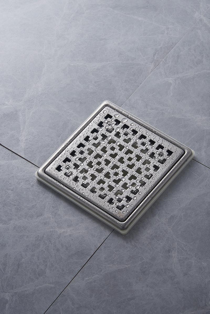 Hotel Bathroom Floor Drain Cover Waste Gate Shower Drain with Removable Cover