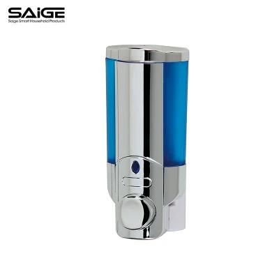 Saige Wall Mounted 210ml Plastic Manual Hand Soap Dispenser