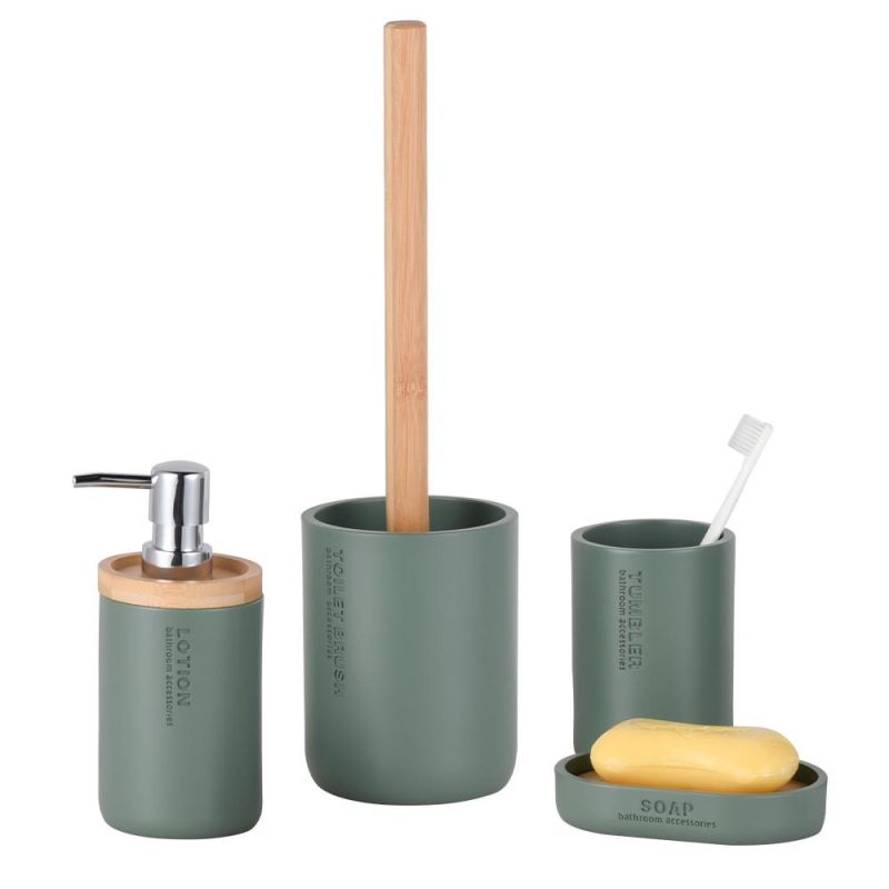 Brand New Fashion Bamboo Resin Lotion Dispenser