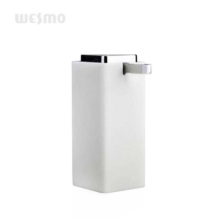 Factory Made Sandstone Resin Bathroom Accessories Manual Soap Dispenser