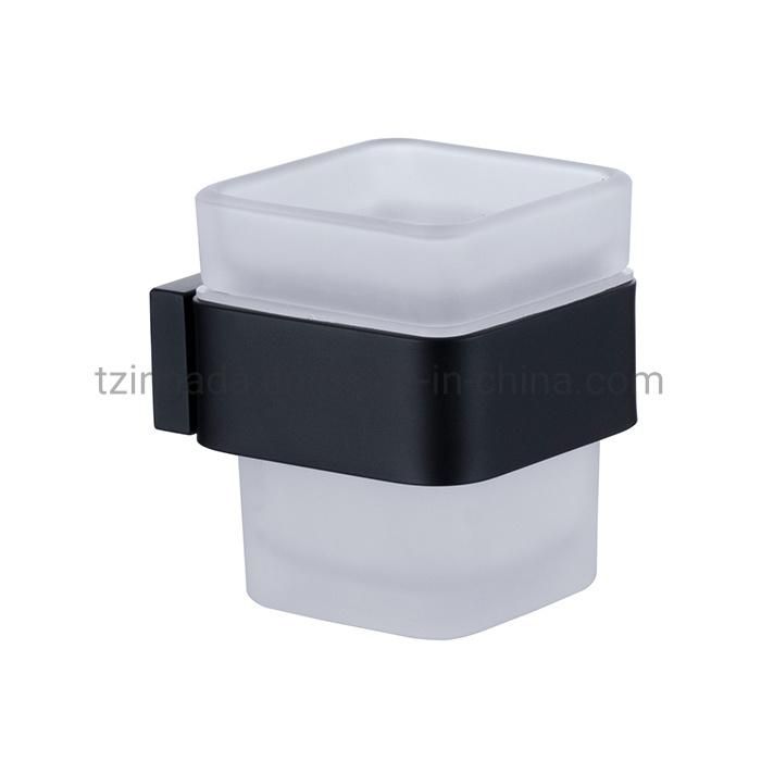 Modern Square Design Matt Black SUS304 Stainless Steel Bathroom Soap Dish Holder