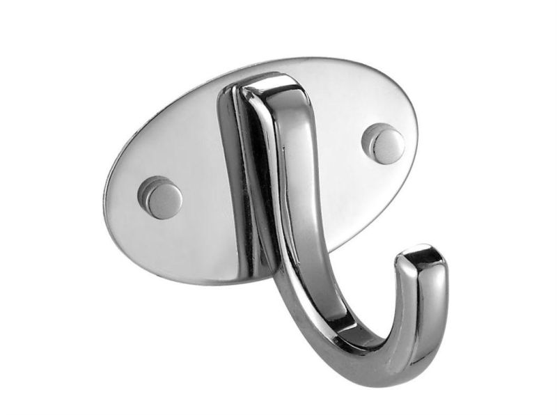 SUS304 Stainless Steel Wall Mount Double Robe Hook