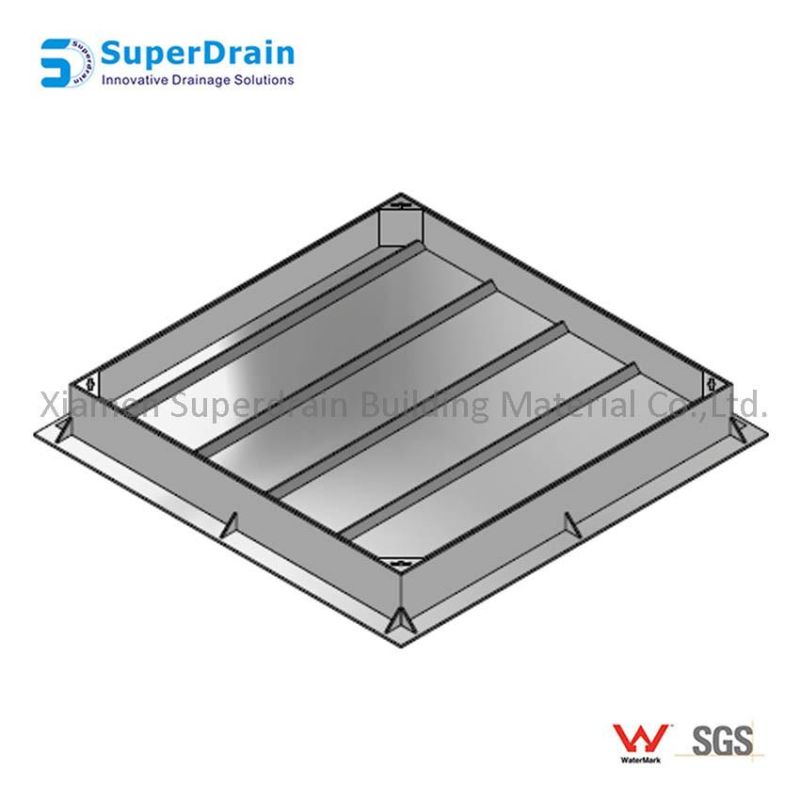 Stainless Steel FRP Fiberglass Manhole Cover with Clean Slot Hole