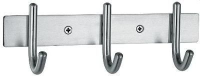 304 Stainless Steel Triple Robe Hook Bathroom Accessories Clothes Hook