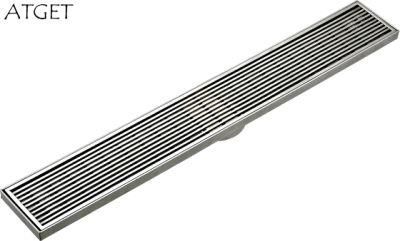 Pd-33125 Bathroom Accessories Stainless Steel Long Floor Drain (Satin finished)