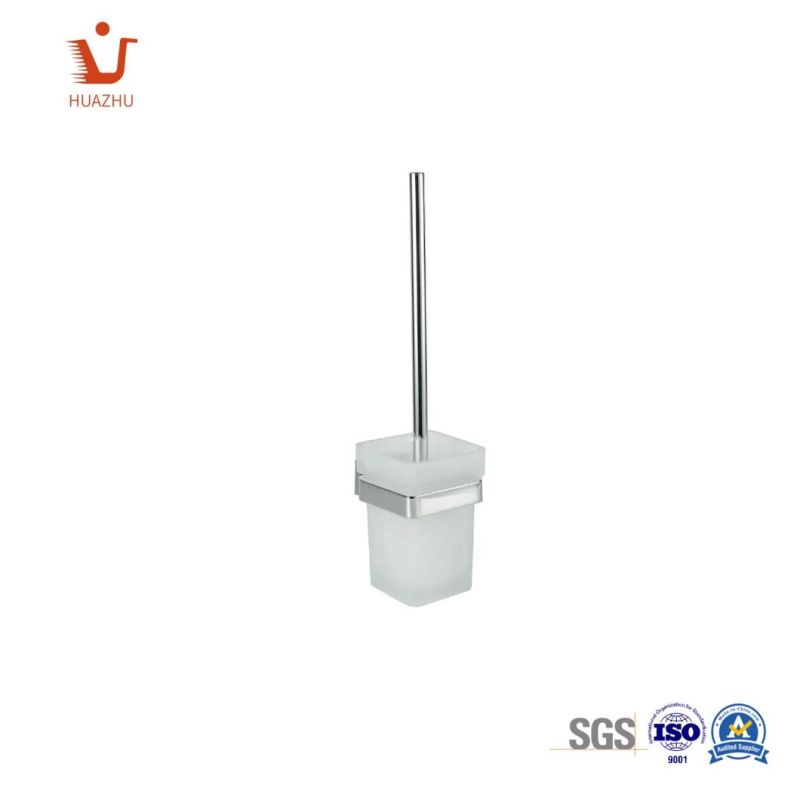 Wall Mounted Bathroom Square Zinc Alloy Brush Holder