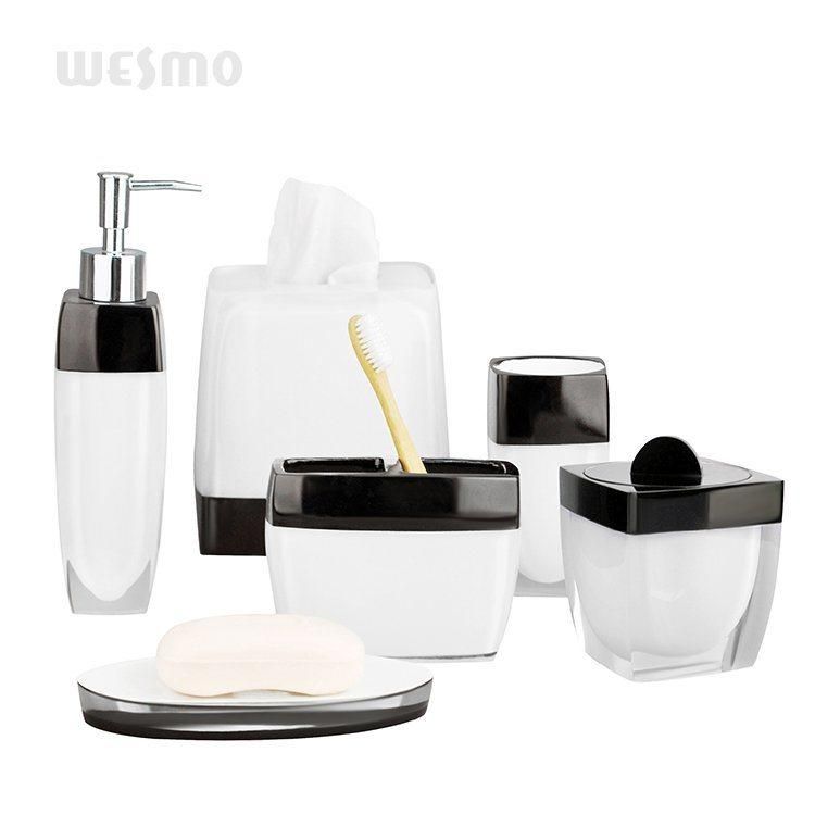 Factory Custom Polyresin Bathroom Accessories Set Home Decoration