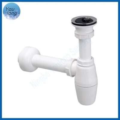 Plastic Kitchen Sink Basin Drainer Waste Sewer Siphon Bottle Trap