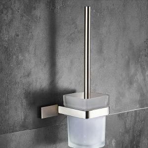 New Design Wall Mounted 304 Stainless Steel Toilet Brush Holder Bathroom Accessories