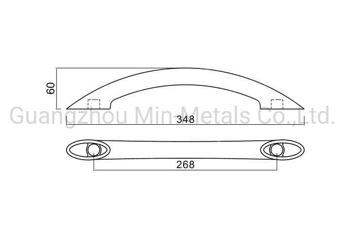 Zinc Handrail Integrated Molding Safe Grab Bar Mx-GB702